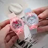 Nuevo reloj luminoso para estudiantes y niños, bonito reloj LED de silicona con dibujos animados, suministro transfronterizo, venta al por mayor