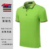 Overol tipo polo de fábrica directa camiseta logo manga corta ropa de trabajo empresarial solapa ropa de clase impresión bordado