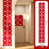 Tira Larga Especial para Boda con Caracteres de Doble Felicidad para Decoración de Habitación de Boda, Pegatinas de Doble Felicidad para Compromiso, Sala de Estar, Dormitorio, Bata de Baño, Accesorios para Fotos