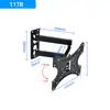 Soporte de TV Universal Personalizado, Soporte para Monitor de Pantalla, Soporte Telescópico Giratorio para TV, Soporte de Pared, Hecho a Medida
