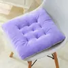 Cojín de asiento de algodón, felpa gruesa, cálido para otoño e invierno, cojín redondo para glúteos para sentarse mucho tiempo en aulas y oficinas, cojín de felpa para silla