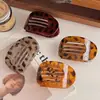 Novo Presilha de Cabelo Grande Oval Plana Fosca Simples Francesa com Design Curvo e Confortável da Amazon