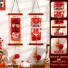 Adornos Colgantes para Decoración de Año Nuevo, Colgantes del Festival de Primavera del Año del Caballo 2026, Parejas Pequeñas Colgantes de Estilo Chino para la Ambientación de Año Nuevo y el Día de Año Nuevo
