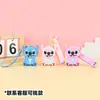 Bolsa de almacenamiento para auriculares de silicona con personaje Stitch para cruzar fronteras, llavero colgante, monedero infantil, llavero, personalización