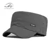 Chapéu Masculino de Aba Reta, Estilo Coreano para Primavera e Verão, Viseira Respirável com Proteção Solar, Chapéu Militar Casual Feminino para Exterior, Chapéu de Montanhismo, Secagem Rápida