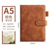 Caderno A5 Livro de Registro de Reuniões Personalizado Caderno Espesso para Escritório com Fecho Que Pode Ser Impresso com Logo