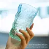 Copo de água doméstico estilo japonês de vidro de geleira, copo de café da manhã feminino, estilo ins, copo de cerveja, copo de suco, copo de café, xícara de chá