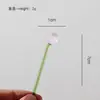 Flores de Vidro em Miniatura, Flores Artificiais Feitas à Mão de Vidro Zibo, Decorações de Buquê para o Dia das Mães, Enfeites para Mesa de Escritório