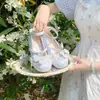 Elegantes Zapatos sin Cordones con Lazo de Celebridad de Internet con Estilo Lindo de Dama 2024, Zapatos Mary Jane Antideslizantes con Pie Decorativo Bajo