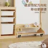 Gabinete de Almacenamiento de Juguetes para Habitación Infantil Combinación de Gabinete con Pizarra Magnética de Madera Maciza Gabinete de Almacenamiento y Organización Multicapa