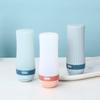 Botella Dispensadora Plegable de Silicona, Champú, Gel de Ducha, Botella para Almacenamiento de Líquidos, Botella Dispensadora de Viaje Portátil, Se Puede Colgar