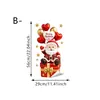 Adesivos de janela de Natal, Adesivos eletrostáticos para vidro de Natal sem cola, Decorações de bola suspensa, Decorações de janela festivas, Atacado transfronteiriço
