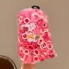 Diademas de Colores para Mujer, Estilo Coreano Negro, Bandas de Goma Desechables Engrosadas, Accesorios para el Cabello, Anillos para el Cabello que No Dañan el Cabello