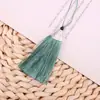Gorra de Boca de Pescado Corta Borla Espiga diy Estilo Étnico Joyería Hecha a Mano Boutique Pendientes de Borla con Espiga