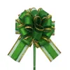 Nova borda de ouro escovado 50# transfronteiriça flor de esfera estéreo flor de embalagem de presente de Natal fita de flor fabricantes atacado
