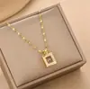 Colgante de Botella de Perfume Inteligente Nuevo Europeo y Americano Collar de Acero de Titanio para Mujer Versátil Sin Decoloración Joyería de Alto Nivel de Temperamento Venta al por Mayor