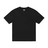 Comercio Exterior Transfronterizo Camiseta de Verano para Hombre de Manga Corta, Peso Pesado, Cuello Redondo, Holgada, Suéter Casual Versátil, Color Sólido, Camiseta de Punto