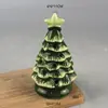 Árbol de Navidad de Cerámica Listo para Usar, Árbol de Navidad Más Vendido Transfronterizo, Adornos LED, Colgantes de Cerámica, Decoraciones Navideñas