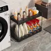 Prateleira de Banheiro Carrinho de Cesto de Roupa Suja de Banheiro Armário Lateral para Máquina de Lavar Roupa Banheiro Prateleira de Armazenamento para Detergente de Roupa