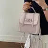 Mochila Cuadros con Lazo Estilo Girly 2026, Bolso Cruzado de Hombro Único con Diseño de Nicho, Versátil para Viajar y el Uso Diario