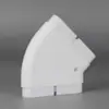 Ar Fresco Tubo Subterrâneo Fornecimento de Ar do Solo Tubo Plano Tubo Quadrado Ar Condicionado Ventilação ABS Sistema de Ar Fresco 132 Acessórios para Tubo