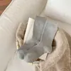 Calcetines de rayas verticales de color café de alta calidad, color liso, para mujer, calcetines de media pantorrilla para primavera y verano, calcetines holgados versátiles estilo miu para primavera y otoño