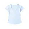 Primavera/Verano 2026 Cuello en V Manga Raglán Versátil Estilo Puro Deseo Ajuste Ceñido Top Corto Estilo Puro Deseo Camiseta Sexy con Bolsillo