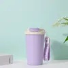 Taza de lirio del valle de alto valor, taza aislada de acero inoxidable 316, adecuada para uso en el hogar y la oficina, con correa para llevar, taza de café, taza de agua personalizable para regalo.
