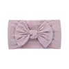 Diadema Elástica de Nylon Tejida a Mano de Color Sólido con Lazo de Ala Ancha para Niños, Amazon Europeo y Americano Transfronterizo, Accesorios para el Cabello Infantil 228