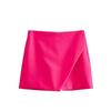 Moda Joker transfronteriza europea y americana personalidad multicolor cintura alta falda asimétrica pantalones 2024 invierno nuevo F611020