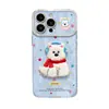 Adecuado para funda de teléfono móvil Apple 17Promax Iphone15 Puntos Perro West Highland 16 Pelaje Electroplateado 14 Lindo