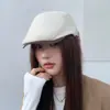 Boina Invertida Yuppie Nueva para Mujer Verano y Otoño Sombrero de Boina Fino Retro Moda Coreana Casual Tendencia Sombrero Adelantado