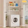 Prateleira para máquina de lavar, instalação sem furos, rack doméstico para banheiro e vaso sanitário, armazenamento para vaso sanitário, suporte para frete internacional