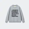 Moletom Streetwear Pesado Estampa de Letras Americanas Marca Tendência Gola Redonda Feminino 2026 Novo Design Solto Blusa de Manga Longa
