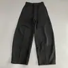 Plus veludo espessado estilo preguiçoso cordão cintura elástica outono e inverno novo solto calça banana feminina versátil emagrecedor calça casual
