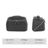 Bolsa de Cosméticos de Cuero de Vaca de Primera Capa Transfronteriza, Estilo Simple, Neceser de Gran Capacidad, Bolso de Almacenamiento de Cuero Genuino de Moda Portátil para Viaje