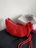 Bolsa Feminina Maillard Transfronteiriça 2026 Novo Modelo Bolsa de Ombro Transversal Fosca de Alta Qualidade com um Design Simples Único em Forma de Croissant