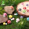 Adornos de Micro Paisajismo de Hongos Artesanías de Resina Bricolaje Jardinería Forestal Paisajismo Musgo Bonsái Mini Artificial Hecho a Mano