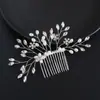 Nuevo Peine de Perlas, Tocado de Novia Versátil Hecho a Mano de Gama Alta, Peinado para Banquete de Bodas, Peine para el Cabello con Perlas y Pedrería para Mujer