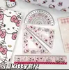 Divertido y Lindo Set de Reglas Largo Dibujo Animado Perro Salchicha Estudiante Regla de Dibujo Técnico Regla de Medición Papelería Práctico y Resistente a Caídas Set de Reglas