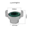 SME 073213 Conector Rápido de Aço Inoxidável Rosca Interna de 1/2 Polegada Conector Rápido para Cartão de Grades de Aço Inoxidável