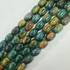 Venda Quente do Fabricante 13x18mm Contas Cilíndricas Ágata Pedra da Terra Natural Acessórios para Joias DIY Atacado em Estoque