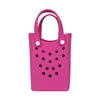 Bolsas de Mujer Más Vendidas, Bolsas Perforadas Simples de Eva, Bolsos Decorativos DIY, Bolsas de Maquillaje Coreanas, Bolsos de Playa de Lujo Ligero