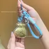 Pingente de Ouro Festival do Meio Outono Dia Nacional Dragão e Fênix Auspiciosidade Ouro Puro Chaveiro de Celular Corrente para Bolsa de Celular Presente para Idosos