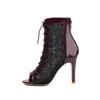 Zapatos de mujer de tacón alto ultra-fino de comercio exterior talla 34-48 sandalias de verano para mujer con punta abierta sandalias cruzadas para mujer europeas y americanas talla grande