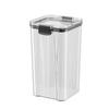 Frasco Cuadrado Transparente Sellado, Frasco de Almacenamiento de Granos de Cocina, Frasco de Almacenamiento de Snacks y Frutos Secos, Venta Directa de Fábrica