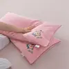 2025 Nuevo Tipo a Algodón de Color Tejido Algodón de Ponis Almohada Núcleo de Almohada - Imagen del Producto 30*58Cm/Pie Lindo Rosa