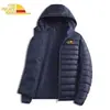 Chaqueta de Algodón Gruesa, Ligera y Cómoda, a Prueba de Frío, Nueva Moda Otoñal Europea y Americana Más Vendida, Chaqueta de Algodón Cálida con Capucha