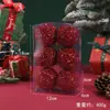 Bolas de Natal Espuma Guirlanda de Natal Decorações Pingentes para Árvore de Natal Suprimentos para Pendurar no Telhado de Natal Bolas Lantejoulas