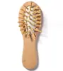 Escova de Cabelo em Formato de Ovo Transfronteiriça para Mulheres, Pente Doméstico com Airbag, Pente com Almofada de Ar e Cerdas de Bambu, Escova de Cabelo Antiestática, Pente Pequeno Portátil